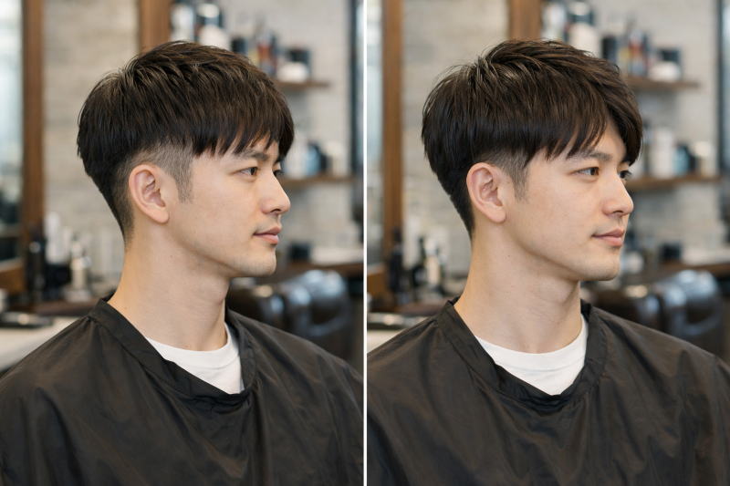 ツーブロックのかぶせる髪の長さで迷ったら！理容師目線の基準と失敗しないオーダー方法！