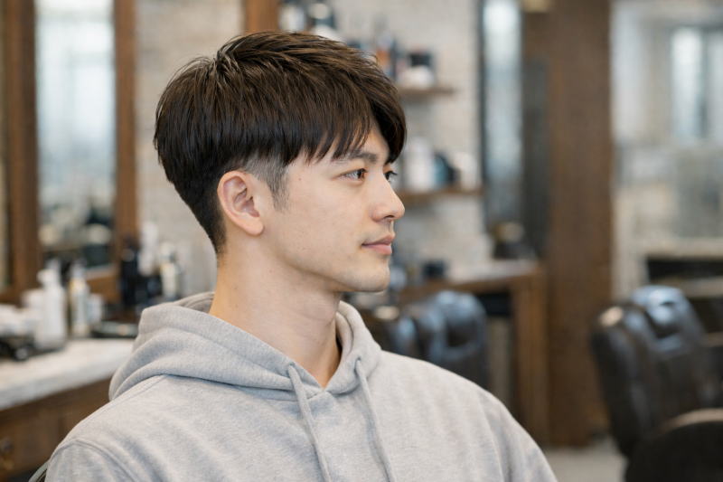 ツーブロックで失敗しないための「かぶせる髪の長さ」の基本目安とは！