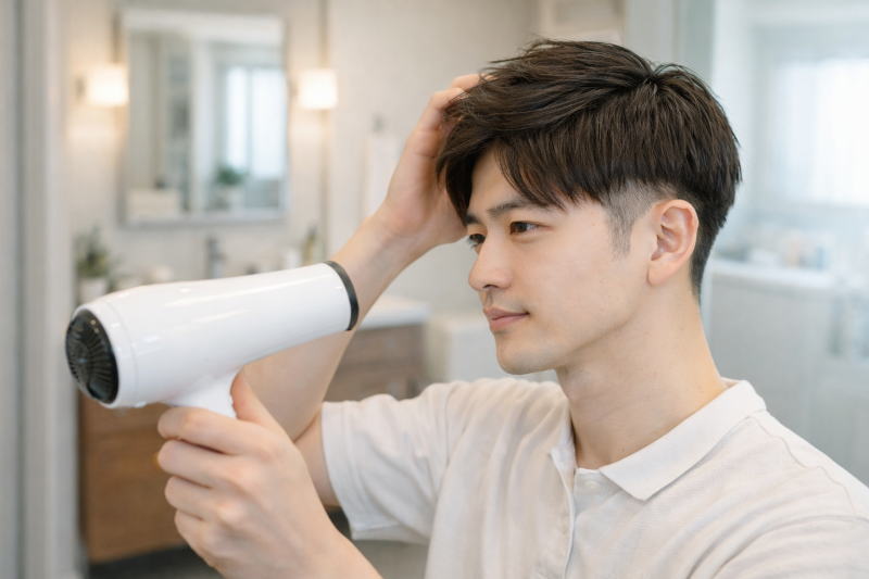 朝が楽になる？ツーブロックで扱いやすい「かぶせる髪の長さ」とは！