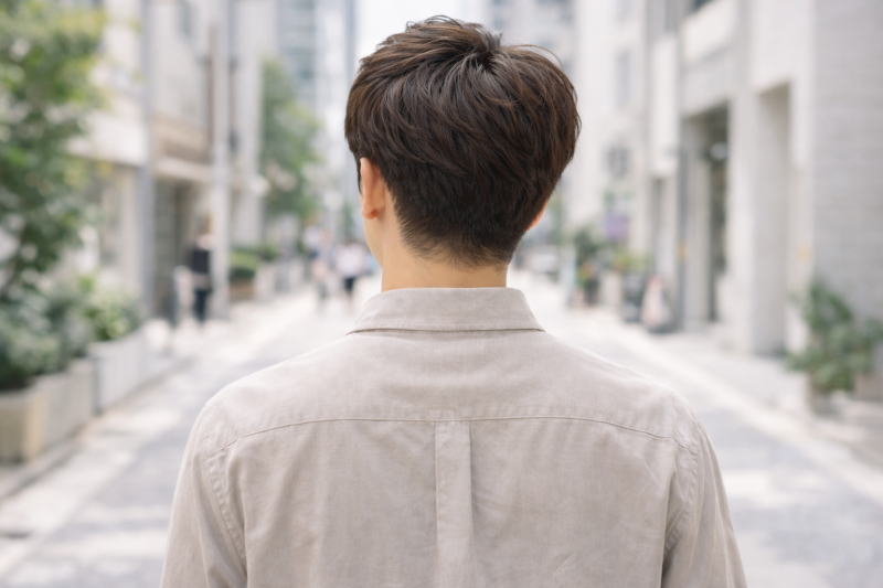 ツーブロックで後ろをかぶせると後ろ姿はどう見える？周りの印象は？