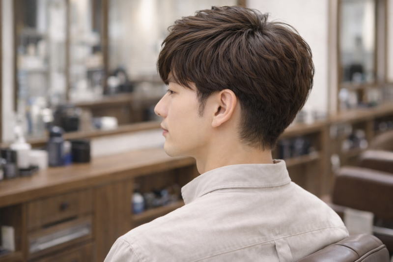 ツーブロックの後ろはどこまでかぶせる？自然に見える黄金バランス！