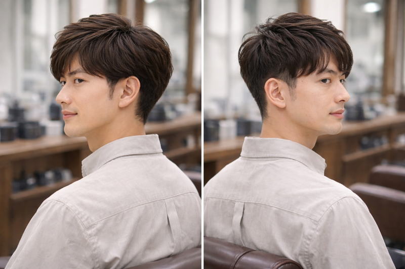 ツーブロックで後ろをかぶせるのが向いている人/向いていない人！