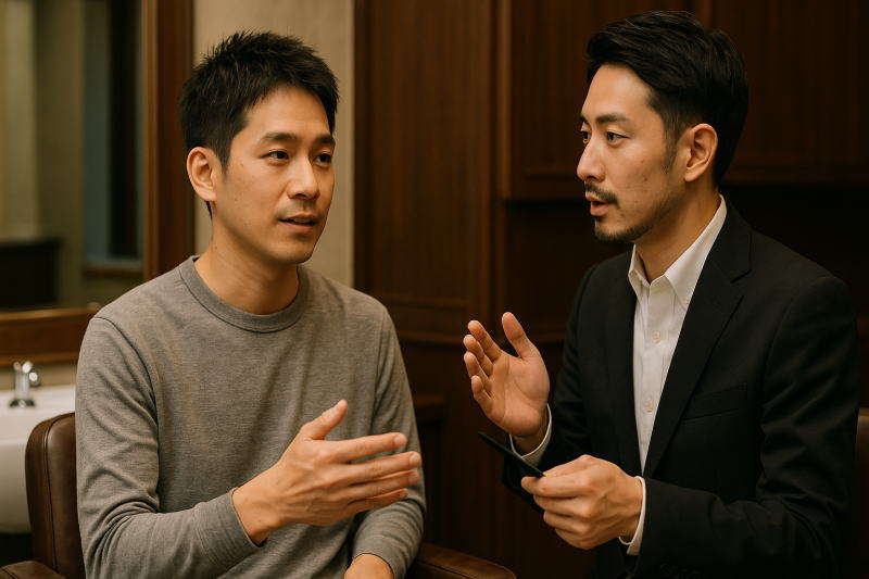 短く仕上げるフェザーアップを理容室でオーダーするコツ|長さの指定と伝え方のポイント!