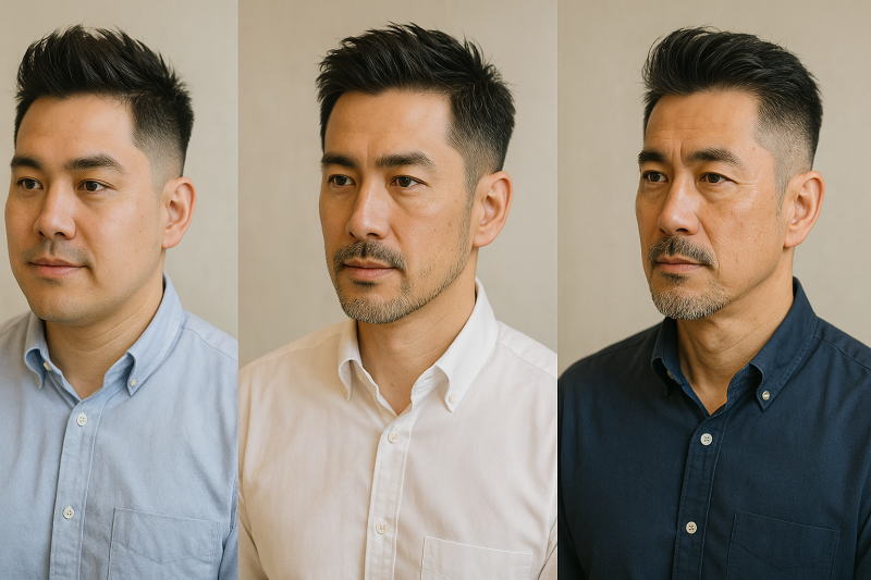 フェザーアップのハイフェードが似合う人の特徴|顔型/髪質/年代別に解説!