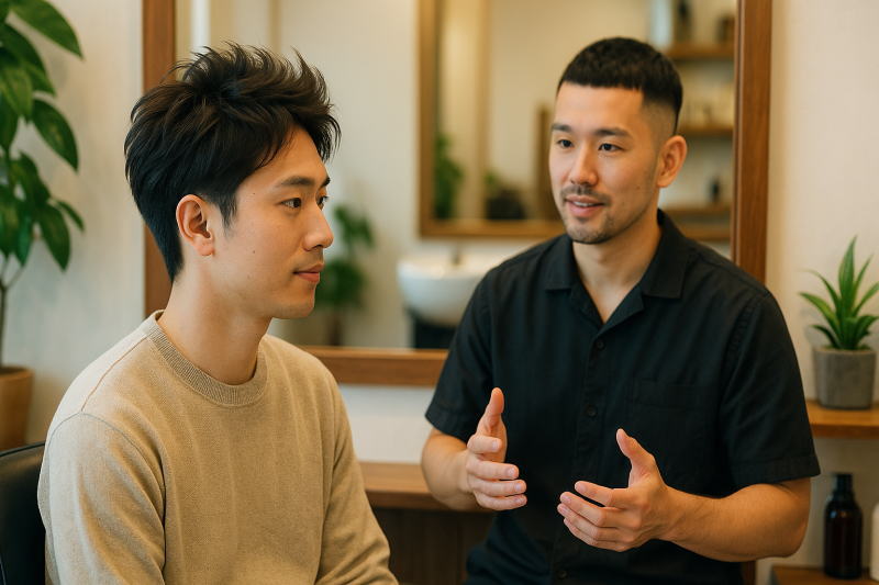 失敗しないために!フェザーアップを長めにするときのオーダー方法!