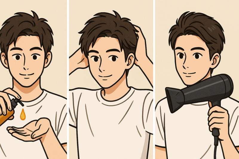 ヘアオイルの基本的な使い方｜初心者でも簡単な３ステップ！