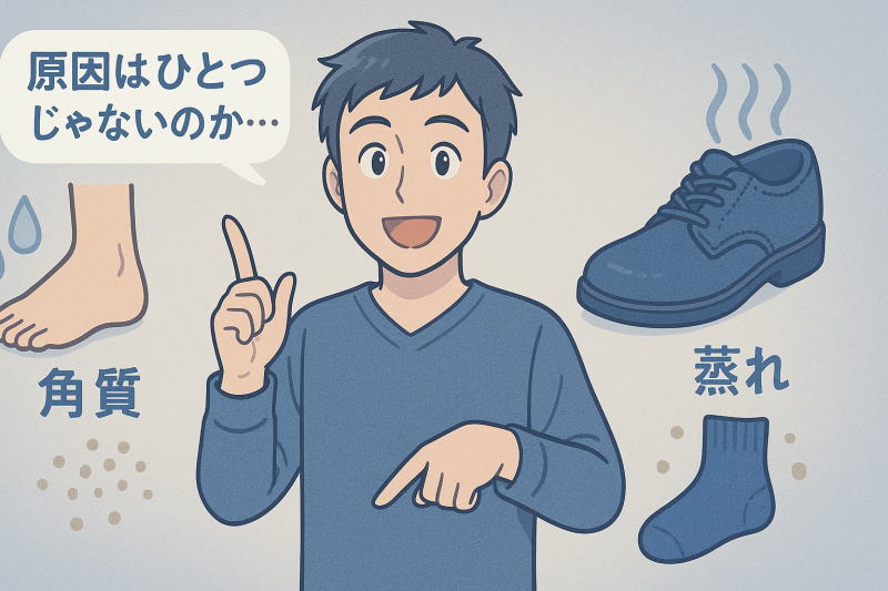 靴/汗/角質…知恵袋の対策でも改善しなかった人に共通する「見落としポイント」!