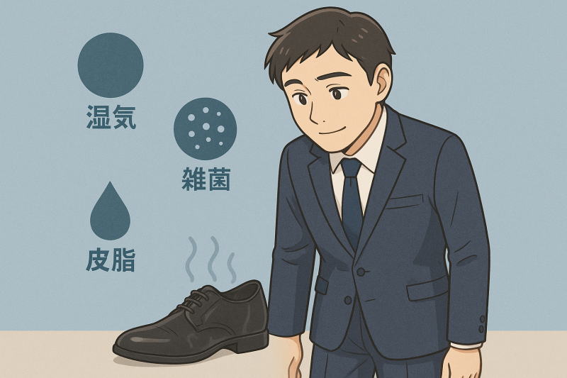 なぜ革靴は足の臭いが強くなりやすいのか？ビジネスマンが知らない３つの原因！