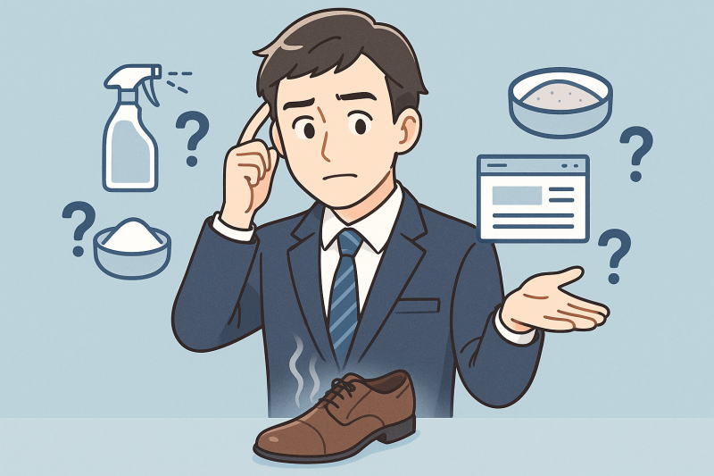 足の臭いが気になる革靴…多くのビジネスマンがやりがちなNG対策とは！