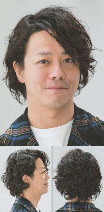 メンズ 耳かけヘア ミディアムで顔周りがスッキリ 軟毛メンズ髪型 ２５歳以上の出来る男の大人ヘアスタイル