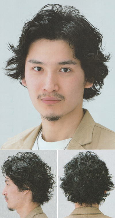 「渋い雰囲気が最高にクールなリッジウェーブ」ヘアスタイル