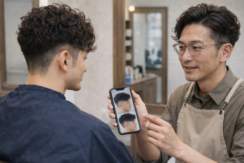 オーダーでこれだけは伝えたい震災刈りパーマのポイント！