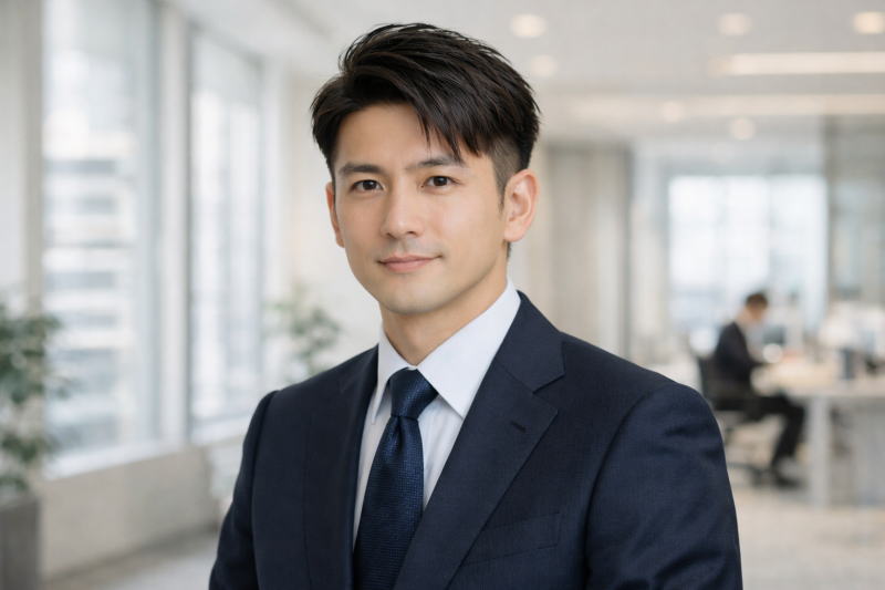 仕事で好印象を与える「ビジネス向けの長め震災刈り」!