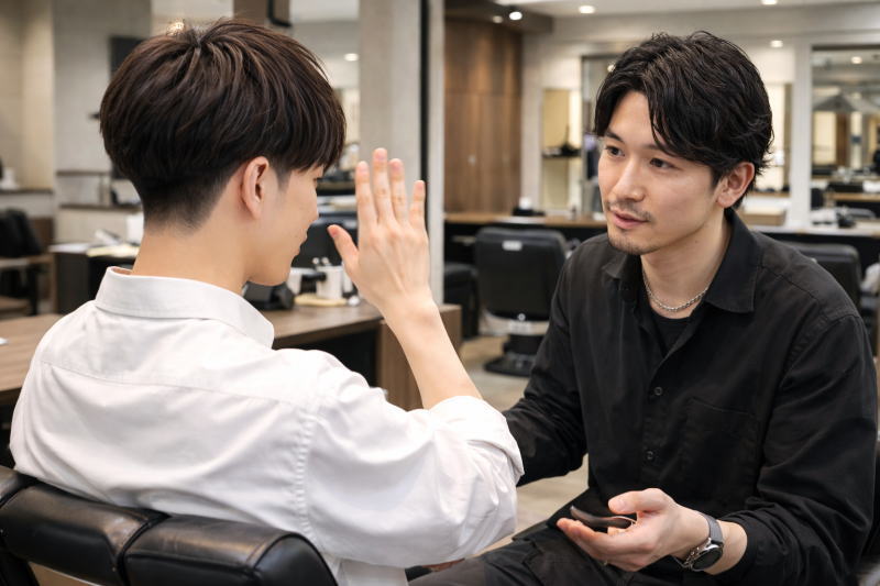 刈り上げマッシュの後ろの頼み方を完全解説|失敗の原因から正しいオーダー方法と例文まで!