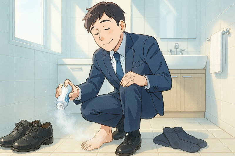 足の臭い消しに「粉」は本当に効くのか？即効ケアの活かし方から改善しない原因と根本対策まで徹底ガイド！