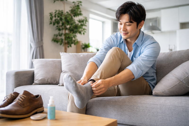 足の臭い対策はいつから必要？「まだ大丈夫」と思っている男性が後悔しやすいタイミング！